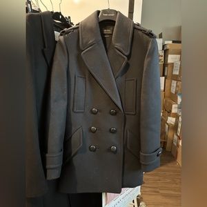 Isabel Marant Karly NAVY Wool Coat